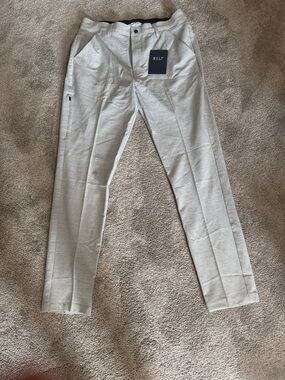 NWT BYLT Kinetic Pant 2.0 Men's Light Gray Casual Trousers